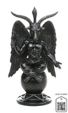 Baphomet Horned Sabbatic Goat Solve et Coagula Statue 10 Inch Tall