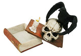 Gothic Raven Perched on Skull Poe Raven Spirit Guide Decorative Box Halloween Decor Secret Stash Box 7.5 Inch L Home Decor Gift