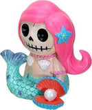 SUMMIT COLLECTION Furrybones Ariel Signature Skeleton in Mermaid Costume Beside Clam with Pearl