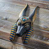 PACIFIC GIFTWARE Anubis Jackal Headed God of Underworld Wall Plaque 10 Inches Sculptural Wall Decorative Accent