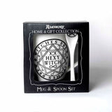 ALCHEMY ENGLAND DESIGN Witches Brew Hexy Witch Mug and Spoon