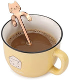 JAPAN COLLECTION Rose Gold 4.5 inches Long Handle Mixing Stirring Tea Spoon