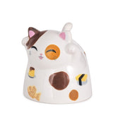 JAPAN COLLECTION Genki Cat Calico Tayo Topsy Turvy Double Walled Espresso 5 oz Drinking Cup Beverages Dining Tableware