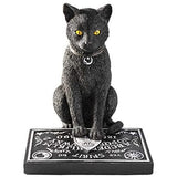 PACIFIC GIFTWARE Black Cat with Spirit Board Ouija Figurine Statue Home Decor