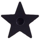 BOTEGA EXCLUSIVE Black Star Spell Wooden Candle Holder Set of 3