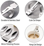 JAPAN COLLECTION Silver 4.5 inches Long Handle Mixing Stirring Tea Spoon