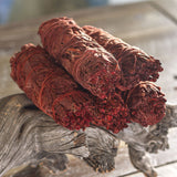 PACIFIC GIFTWARE Dragon's Blood Sage Smudge Sticks 4 Inch Long for Energy Cleansing, Meditation, Reiki, & Yoga - Pack of 5