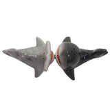 PACIFIC GIFTWARE Sharks Couple Ceramic Food Salt and Pepper Shakers
