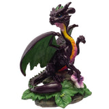 PACIFIC GIFTWARE Garden Dragon Eggplant Sculpture Home Decor Gift