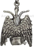 BOTEGA EXCLUSIVE Baphomet Figurine Satanic Pagan Demon Occult Goat of Mendes Statue Necklace