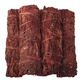 PACIFIC GIFTWARE Dragon's Blood Sage Smudge Sticks 4 Inch Long for Energy Cleansing, Meditation, Reiki, & Yoga - Pack of 5