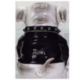 PACIFIC GIFTWARE Punk Rocker Bulldog Styling in a Leather Jacket with Collar Ceramic Cookie Jar
