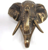 PACIFIC GIFTWARE Wild Animal Head Single Wall Hook Hanger Animal Shape Rustic Faux Bronze Decorative Wall Sculpture (Tiger)