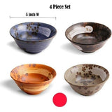 JAPAN COLLECTION 5" SAKURA Assorted Bowl Set of 4