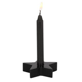 BOTEGA EXCLUSIVE Black Star Spell Wooden Candle Holder Set of 3