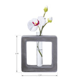 BOTEGA EXCLUSIVE Concrete Square Propagation Vase