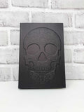 BOTEGA EXCLUSIVE Embossed Floral Skull Hardback Journal