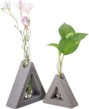BOTEGA EXCLUSIVE Concrete Triangular Propagation Vase