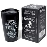 ALCHEMY ENGLAND DESIGN Witches Brew Ceramic Travel Mug Alchemy Design