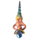 BOTEGA EXCLUSIVE Magic Wand Witches and Wizard Spiral Goddess Resin Wand