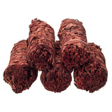 PACIFIC GIFTWARE Dragon's Blood Sage Smudge Sticks 4 Inch Long for Energy Cleansing, Meditation, Reiki, & Yoga - Pack of 5