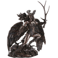 Celtic Mythology Morrigan Battle Crow Goddess of Death Strife Battle and Incarnation Collectible Figurine 10.75 Inch