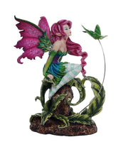 Beautiful Flirting Fairy with Hummingbird Collectible Decorative Statue 6.5H