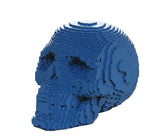 3D Pixelated Skull Collectible Desktop Figurine Gift 4 Inch