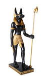 Large 20"H Anubis Egyptian God of Underworld Statue Indoor Collectible