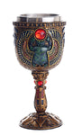 Ancient Egyptian Winged Scarab Ceremonial Chalice Cup 7oz Wine Goblet