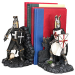 Medieval Time Religious War Crusader Knights Battle of Hattin Decorative Bookends Set