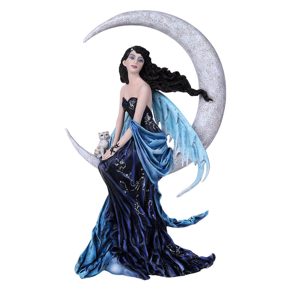 Indigo Moon Fairy Figurine Figurine Nene Thomas Art Inspiration Official Licensed Collectible 12 Inch Tall