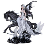 Lamentation of Swans Black Horse w/ Mask Fairy Collectible Figurine Nene Thomas Art Inspiration Official Licensed Collectible 12 Inch Tall