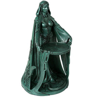 Celtic Mythology Goddess Danu Mother of Gods by Maxine Miller Collectible Figurine Green 16"H