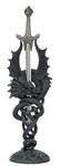 Mystal Spiral Dragon Letter Opener Desktop Decor 10 Inch Tall