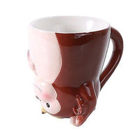 Topsy Turvy Coffee Mug Adorable Mug Upside Down Tea Home Office Decor (Monkey)