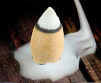 20 pcs Bullet Back Flow Smoke Incense Hollow Cones