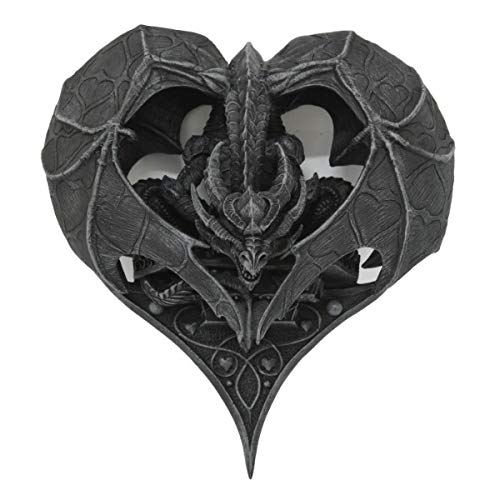 PT Dragon Heart Stone Finish Resin Decorative Figurine