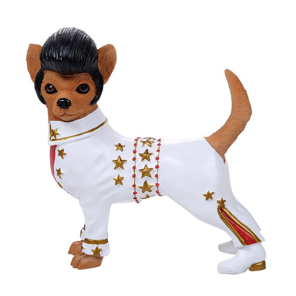 Adorable Elvis the King Chihuahua Collection Cute Chihuahua In Costume Dog Collectible