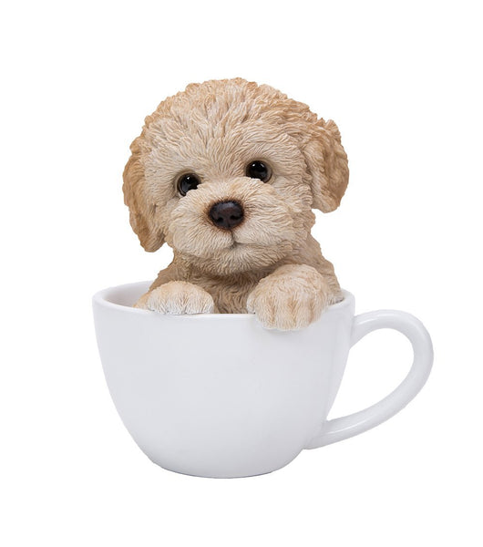 Adorable Poodle Teacup Pet Pals Puppy Collectible Figurine 5.75 Inches