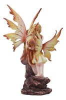 "Motherhood" Mother and Daughter Fairy Statue Fairy Garden Fantasy Collector Figurine