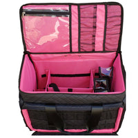 Kiota Soft Makeup Case on Wheels Cosmetic Trolley Inside Removable Storage Pockets