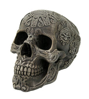 Aztec Skull Collectible Tabletop Decorative Accent Figurine 5 Inch