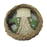 Mini Fairy Garden Bird Nest Planter Pot For DYI Decorative Miniature Fairyland Garden Display Planter 10L