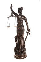 Large 48 Inch Lady Justice Scales of Justice La Justitia Statue Lawyer Attorney Judge Collectible