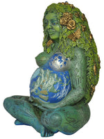 Millennial Gaia Mother Earth Goddess Statue by Oberon Zell 7 Inch Tall