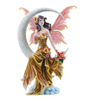 Four Elements Celestial Moon Fairy Figurine Earth Wind Frost Fire Collectible Figurine Nene Thomas Art Inspiration Official Licensed Collectible 12 Inch Tall (Earth)