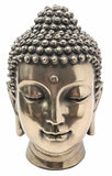 Gautama Buddha Śākyamuni Head Figurine Statue 6.5"T