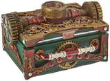 Steampunk Gear Compass Trinket / Jewelry Box
