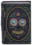 Pacific Giftware PT Day of Dead Skull Face Book Box Resin Figurine Plaque